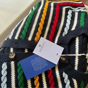 La Ligne x Target textured striped cardigan NWT